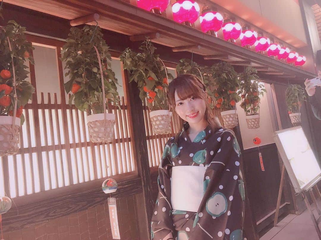 小桃音まいのインスタグラム：「浴衣デート？. . . #小桃音まい #桃色革命 #アイドル #idol #浴衣 #夏祭り #お祭り #祭 #着物 #神楽坂 #日本 #和 #浴衣女子 #浴衣ヘアアレンジ #ヘアアレンジ #夏祭り #夏 #summer #instalove #instagood #instafashion #instalike #followｍe #ootd #japanesegirl #ハーフアップ #ゆかた」