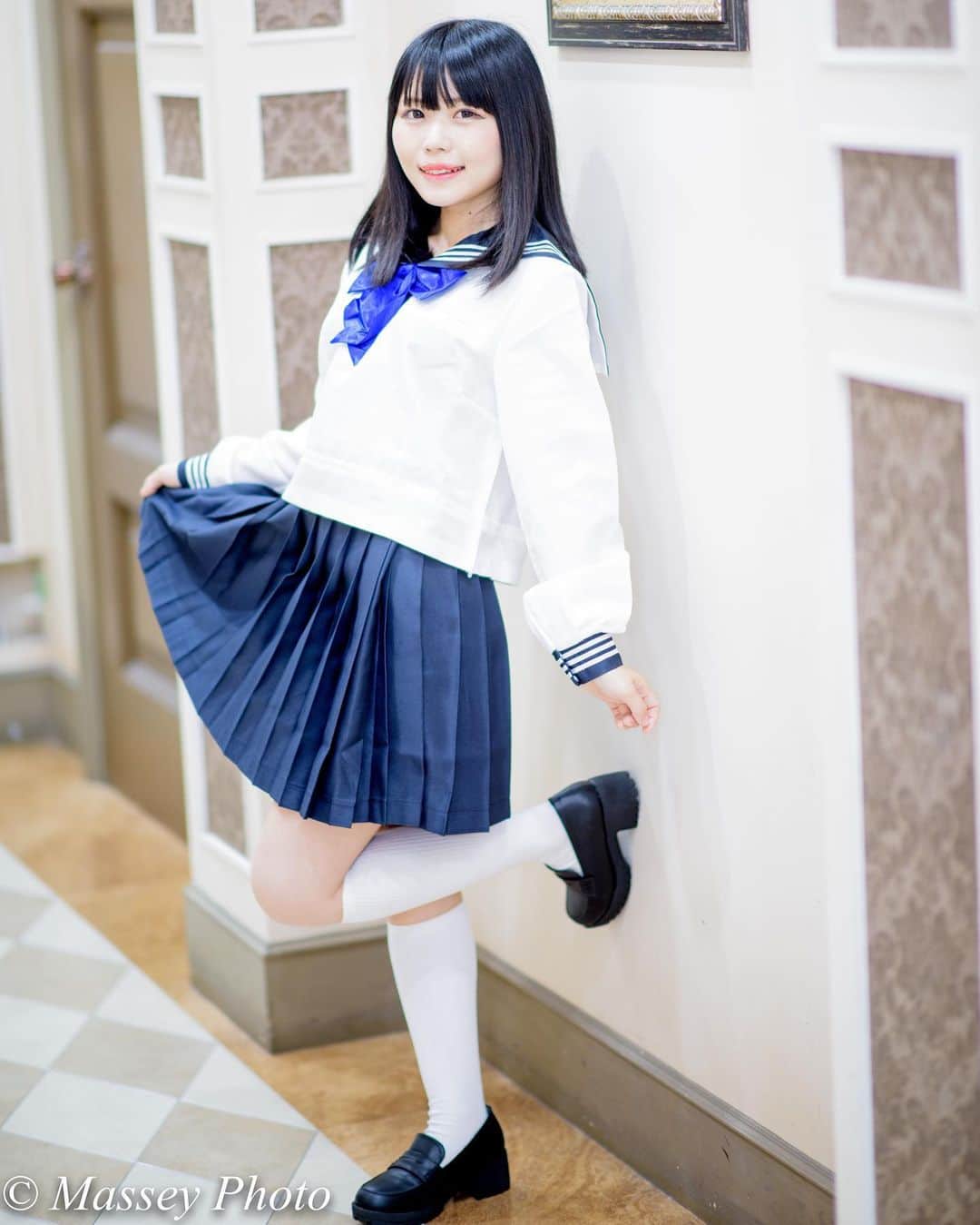 のインスタグラム：「. . . . 「ハコスタジアム東京」で撮った写真です。 モデルは、SAKIちゃんです。 It is a picture taken in the studio “HACO STADIUM TOKYO.one”. Her name is SAKI. . . #ポートレート #ポートレート女子 #ポートレートモデル #ポートレート撮影 #ポートレート部 #ポートレイト #ポトレ #被写体 #モデル #被写体モデル #ポトレのセカイ #東京カメラ部 #サロンモデル #セーラー服 #撮影会モデル #ポートレートモデル撮影 #portrait #excellent_portraits #girlsphoto #制服 #lovers_nippon_portrait #portrait_perfection #portraitphotography #japanesegirl #japanesemodel #被写体女子 #tokyogirl #모델촬영 #인물사진교실」