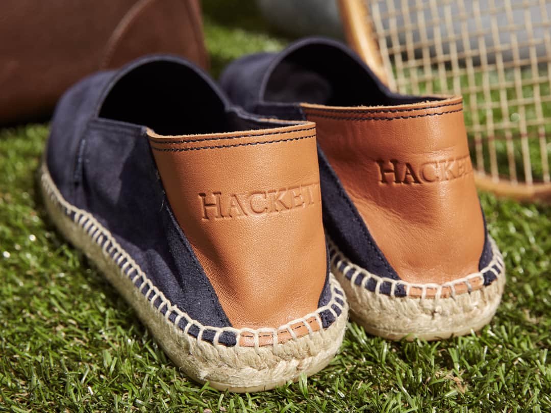 ハケットのインスタグラム：「Be sure to step out in style wherever you are this summer with our range of shoes fit for all your city breaks or beach days. Head online for all our accessories #Hackett #SummerAccessories」