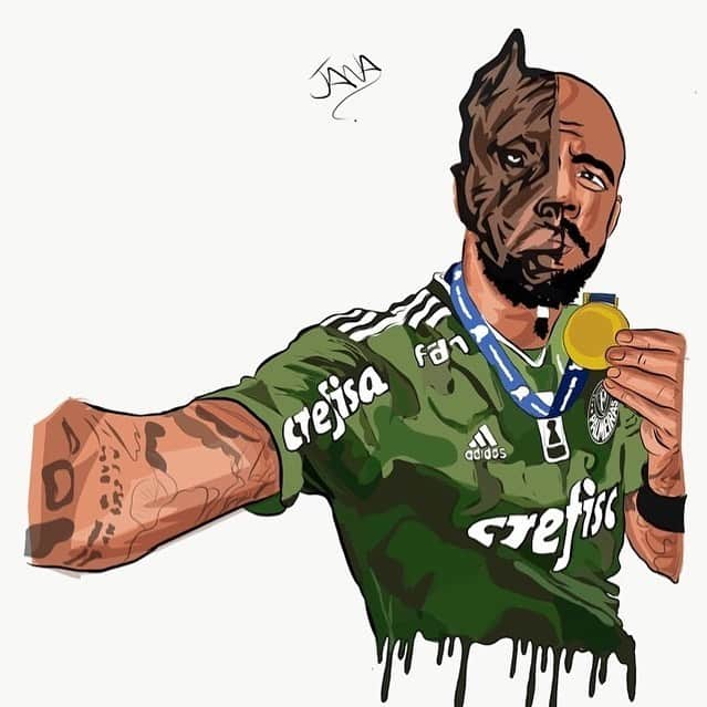 フェリペ・メロさんのインスタグラム写真 - (フェリペ・メロInstagram)「Desenho lindo de um dia muito especial!! #tbt #deca #palmeiras #obrigadoJesus #anodamultiplocação #eucreio #ousadura #ousado」7月26日 2時41分 - felipemelo