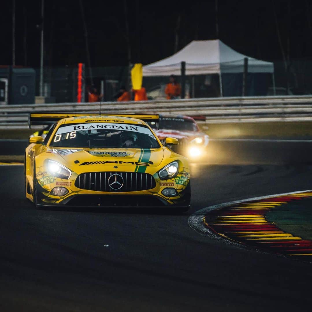 Mercedes AMGさんのインスタグラム写真 - (Mercedes AMGInstagram)「First track day at @circuit_spafrancorchamps. Practice and qualifying sessions for the @total24hoursofspa are done. We’re happy to have three Mercedes-AMG GT3s qualified for the Super Pole tomorrow. Stay tuned! #Spa24H #BlancpainGT #IntGTC #MercedesAMG #AMG #AMGGT3 #DrivingPerformanace」7月26日 7時08分 - mercedesamg