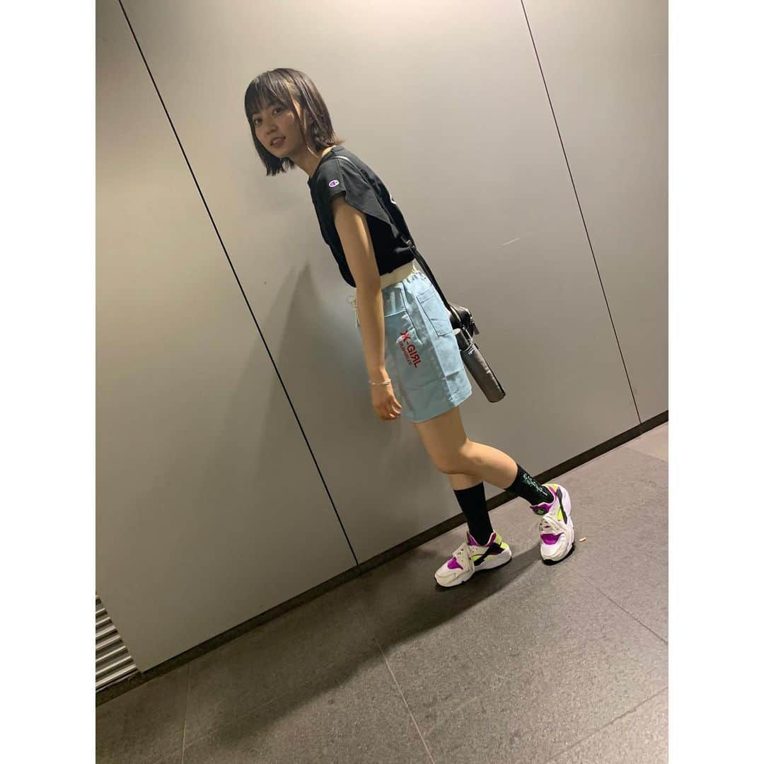 安本彩花さんのインスタグラム写真 - (安本彩花Instagram)「xxxxxxxxx﻿ ﻿ ﻿ ﻿ ﻿ このスカートの形なんて言うんですか？﻿ ﻿ ﻿ #xgirl#エックスガール﻿ ﻿ #スポーティー かつ #ラフ さ が 絶妙に使いやすい﻿」7月26日 16時46分 - yasumoto_ayaka_official