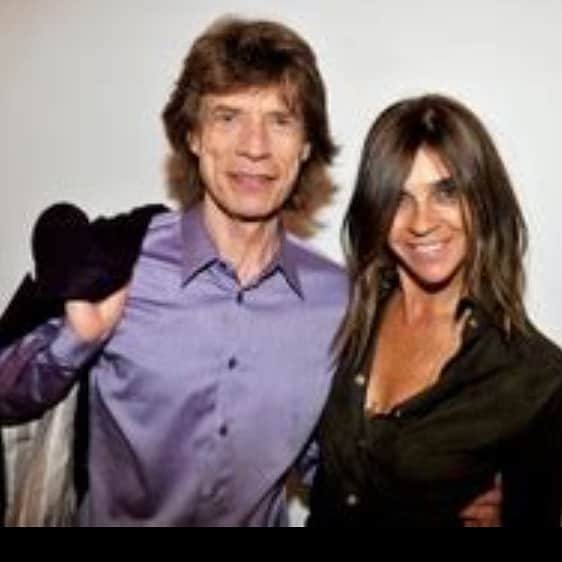 カリーヌ・ロワトフェルドのインスタグラム：「Happy birthday, Mick🖤 @mickjagger」