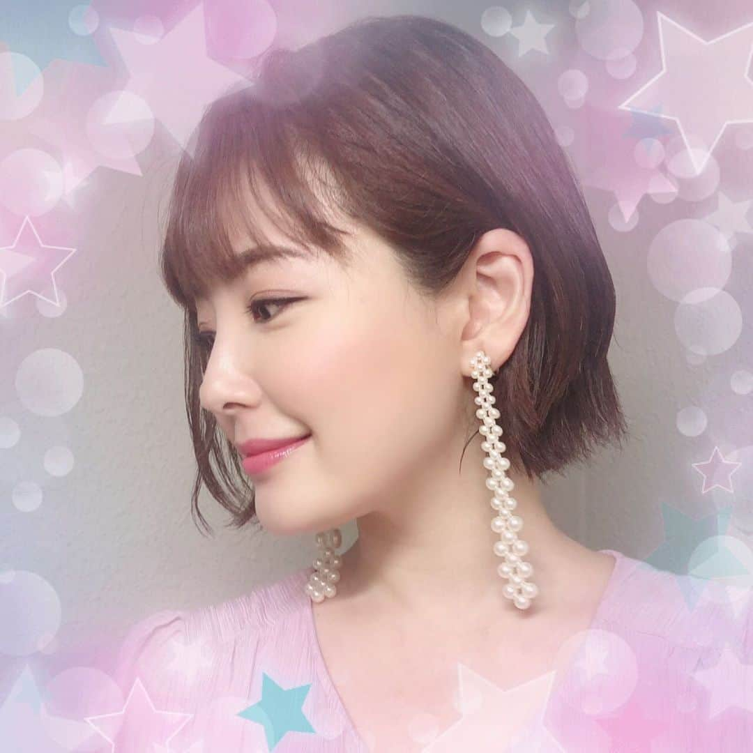 江頭ひなたさんのインスタグラム写真 - (江頭ひなたInstagram)「新しいイヤリング♥️プチプラで可愛い😆💕ショートカットには、大ぶりなイヤリングが良いよねっ😆✨ #イヤリング #earrings #newin #プチプラ」7月26日 17時31分 - hinataeto