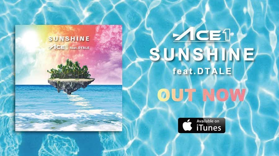 DJ ACEさんのインスタグラム写真 - (DJ ACEInstagram)「☀️🌴🌈⛱﻿ 【"SUNSHINE" Pre-Order Now on iTunes🍎】﻿ ﻿ Link in bio @ace1djace ﻿ ﻿ ﻿ @eyeland_fes でお馴染みだったサマーチューン「SUNSHINE」が遂に先行予約開始！﻿ ﻿ 世界中でヒットしイギリスのUKチャートで１位を獲得したDJデュオ @sigma の「Nobody To Love」を歌った、元One True VoiceのDTALE (Daniel Pierece)をボーカルに迎えました！﻿ ﻿ みんなのこの夏のテーマソングにしてもらいたい１曲！﻿ ﻿ 車で、海で、全ての夏イベントで！﻿ ﻿ この曲と共に思い出を！！﻿ ﻿ 予約▶︎ @ace1djace ﻿ (プロフィール下リンクより)﻿ ﻿ #SUNSHINE﻿ #EYELAND﻿ #SIGMA﻿ #NobadyToLove﻿ #DTALE﻿ #DanielPerece﻿ #ACE1﻿ #ACE1SOUND @ace1djace」7月26日 17時31分 - ace1djace