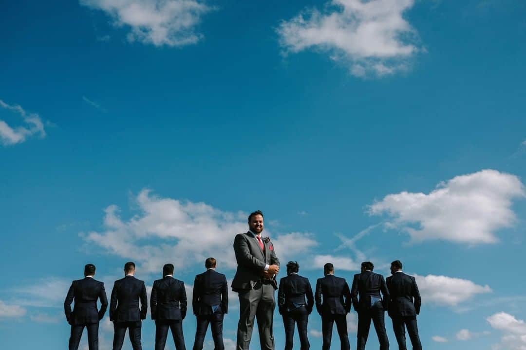 Fujifilm UKさんのインスタグラム写真 - (Fujifilm UKInstagram)「"I love when the Grooms party are up for a laugh, especially when I asked them all to turn around and not see their faces! I asked the Groom to take a few steps forward to put him in the perfect light to draw the viewer into him first, then the party second." Taken with the FUJIFILM X-Pro2 by X-Photographer @theedgepics.  FUJIFILM X-Pro2 | XF23mmF1.4 | F2.8 | 1/6400 sec  #Fujifilm #XSeries #XPro2 #Fujifilmx_uk #wedding #weddingphotography」7月26日 18時00分 - fujifilmuk