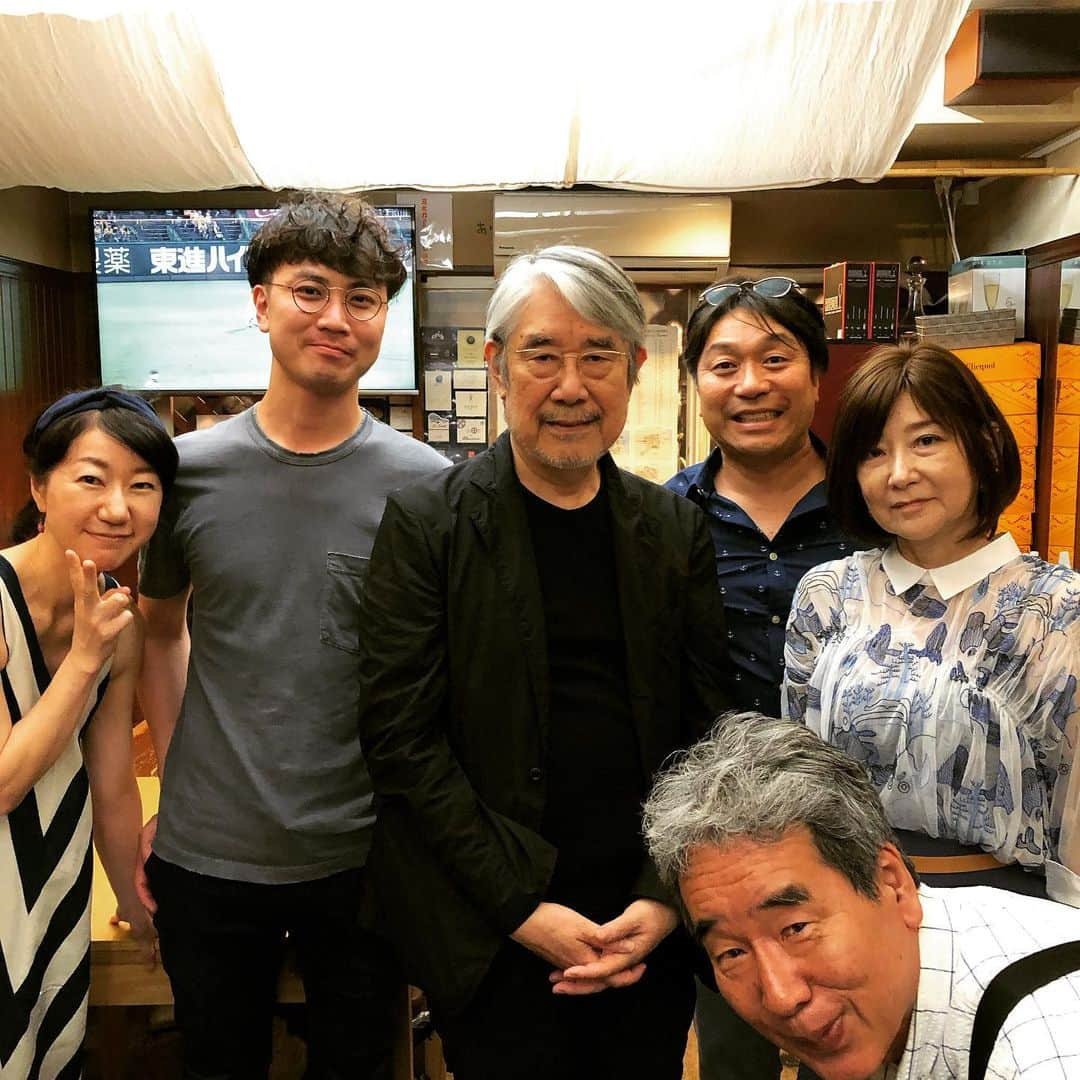 松本隆さんのインスタグラム写真 - (松本隆Instagram)「川島しょう店で、ひさびさにいっこさんと食事。堂源のそばともとクワルト、TERZOのオーナーの瀬田くんと、瀬谷さんと。」7月26日 18時11分 - takashi_matsumoto_official