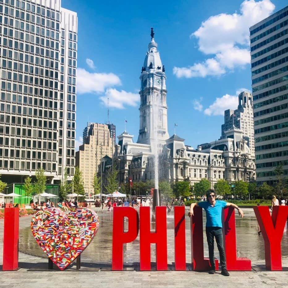 ロン・ウッドさんのインスタグラム写真 - (ロン・ウッドInstagram)「Enjoying #Philly yesterday! 😎」7月26日 18時08分 - ronniewood