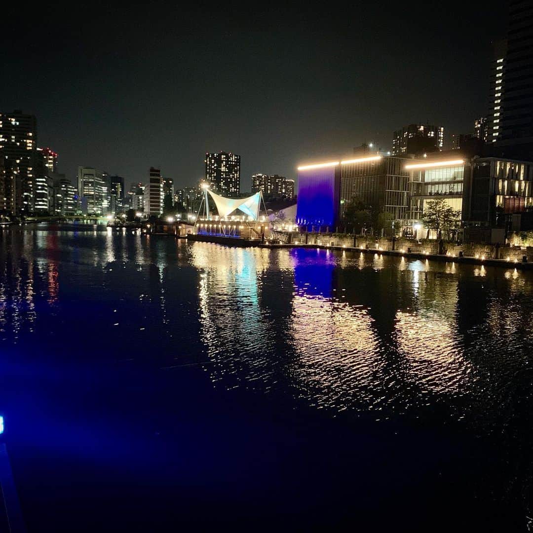 豊大槻さんのインスタグラム写真 - (豊大槻Instagram)「#midnight #river  #tokyo #東京 #寺田倉庫」7月26日 10時34分 - yutakachi