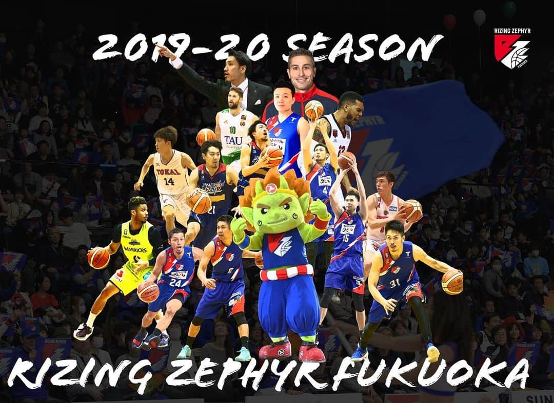 仲西淳のインスタグラム：「ここからがスタートライン🔥🏀💨 2019-20シーズンロスター決定！応援よろしくお願いします🤲  #rizingzephyr  #Bリーグ #1村上駿斗 #7NickWashburn #8薦田拓也 #9堤啓士朗  #14権藤和也 #15青木ブレイク #21加納督大  #23SeanMarshall #24石谷聡 #31城宝匡史 #40新城真司  #41加納誠也 #58鈴木龍雄 #HCIurgiCaminos #神くん  #HardWorkPaysOff」