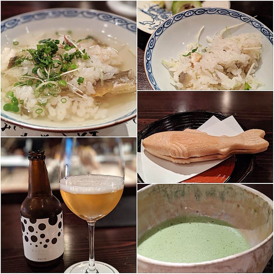 大見さなえさんのインスタグラム写真 - (大見さなえInstagram)「岐阜の名店"柳家"を連想させる美しい﻿ 炉端焼き☺️💓﻿ 青山『#たでの葉 』﻿ (調理前など苦手でしたら、8枚目までで止めてください🙈)﻿ ﻿ 天然鮎の塩焼き😍😍﻿ 囲炉裏の横火で50分かけてじっくり焼いていて、﻿ 身はふっくらして、皮目はパリッと(*´꒳`*)﻿ ご飯物で鮎も一緒に炊いたものが😍﻿ 一杯目はそのまま、2杯目はお茶漬け風に🤤🍚﻿ ﻿ その他鴨の塩焼き、鴨肝刺し、鰻の炭火焼きなども﻿ 命をいただくというのを強く実感するお料理でした(*´꒳`*)﻿ ﻿ #いろり #炉端焼き #鴨 #鴨肉 #囲炉裏﻿ #鮎 #鮎の塩焼き #青山グルメ #めぐログ_青山﻿ #東京グルメ #柳家を連想 #絶品グルメ」7月26日 11時59分 - tabe_megumi