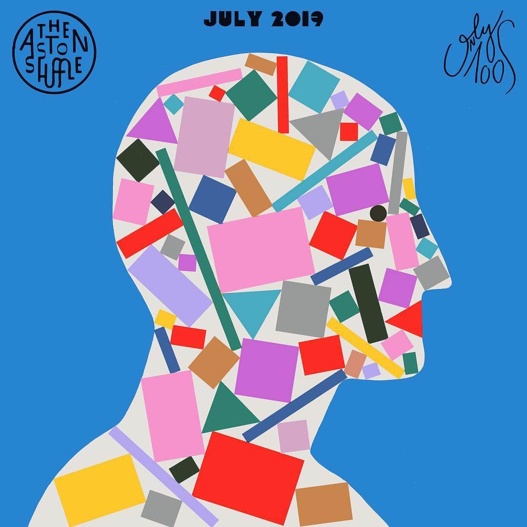 ジ・アストン・シャッフルのインスタグラム：「Your July supply of tunes! New @itsonly100s! #Only100s」