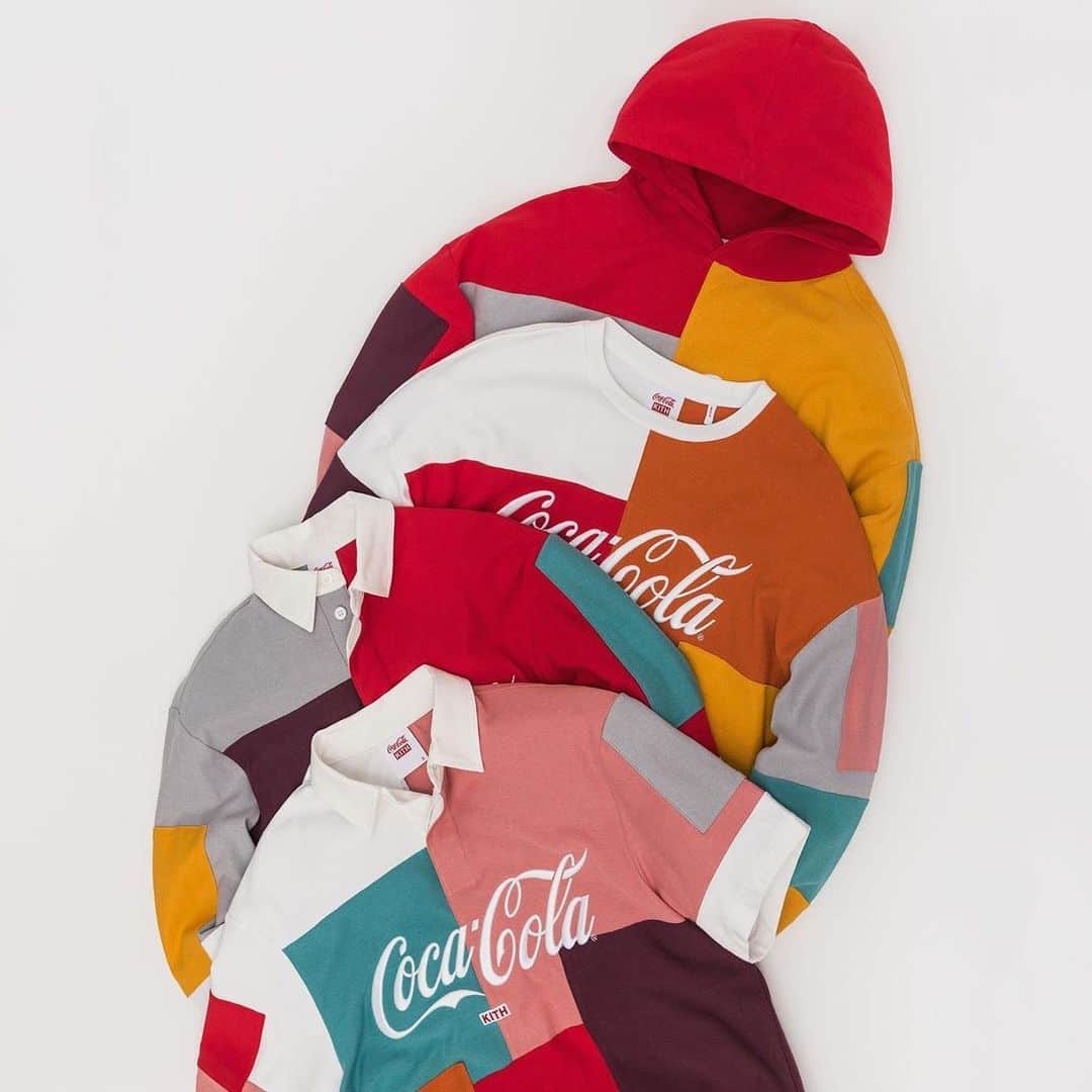 HYPEBEASTさんのインスタグラム写真 - (HYPEBEASTInstagram)「@hypebeaststyle: @ronniefieg has teased an upcoming collaboration between @cocacola and @kith. The Hawaii-themed collection includes a colorblocked patchwork hoodie, crewneck and two polo-shirts in the island’s official colors. Stay tuned for details on its drop.  Photo: Ronnie Fieg」7月26日 15時43分 - hypebeast