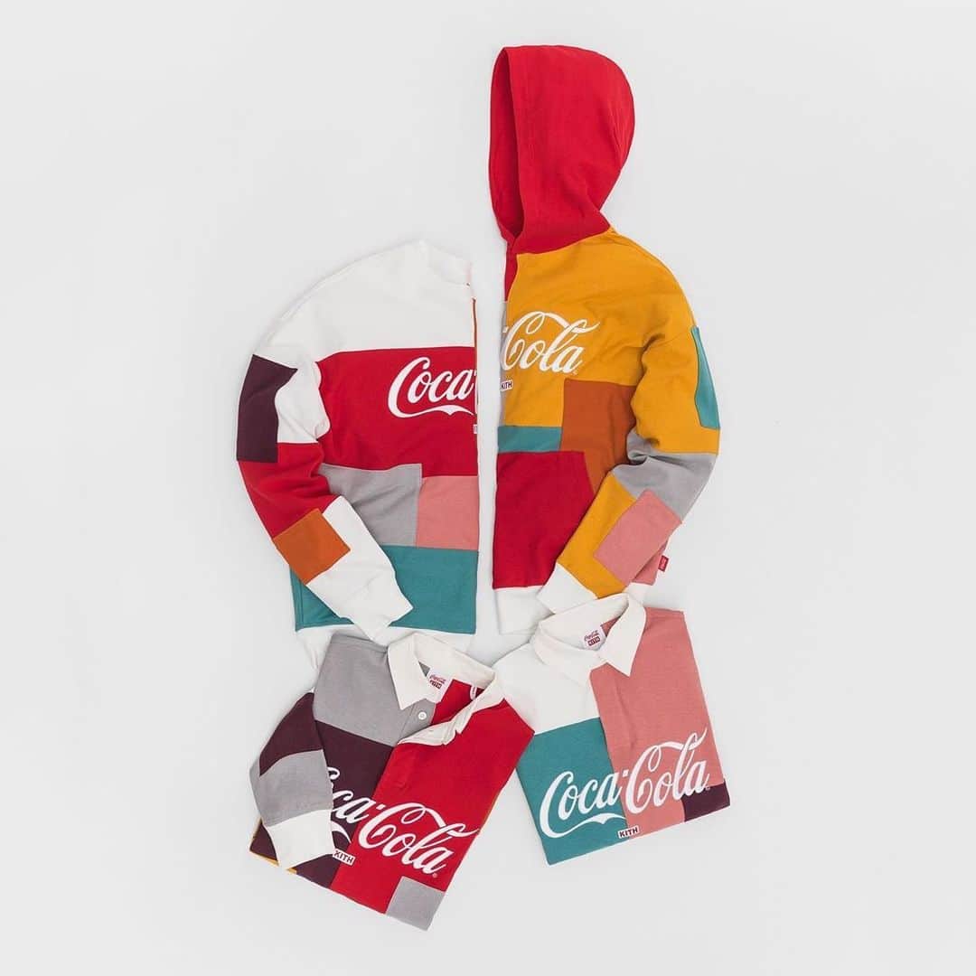 HYPEBEASTさんのインスタグラム写真 - (HYPEBEASTInstagram)「@hypebeaststyle: @ronniefieg has teased an upcoming collaboration between @cocacola and @kith. The Hawaii-themed collection includes a colorblocked patchwork hoodie, crewneck and two polo-shirts in the island’s official colors. Stay tuned for details on its drop.  Photo: Ronnie Fieg」7月26日 15時43分 - hypebeast