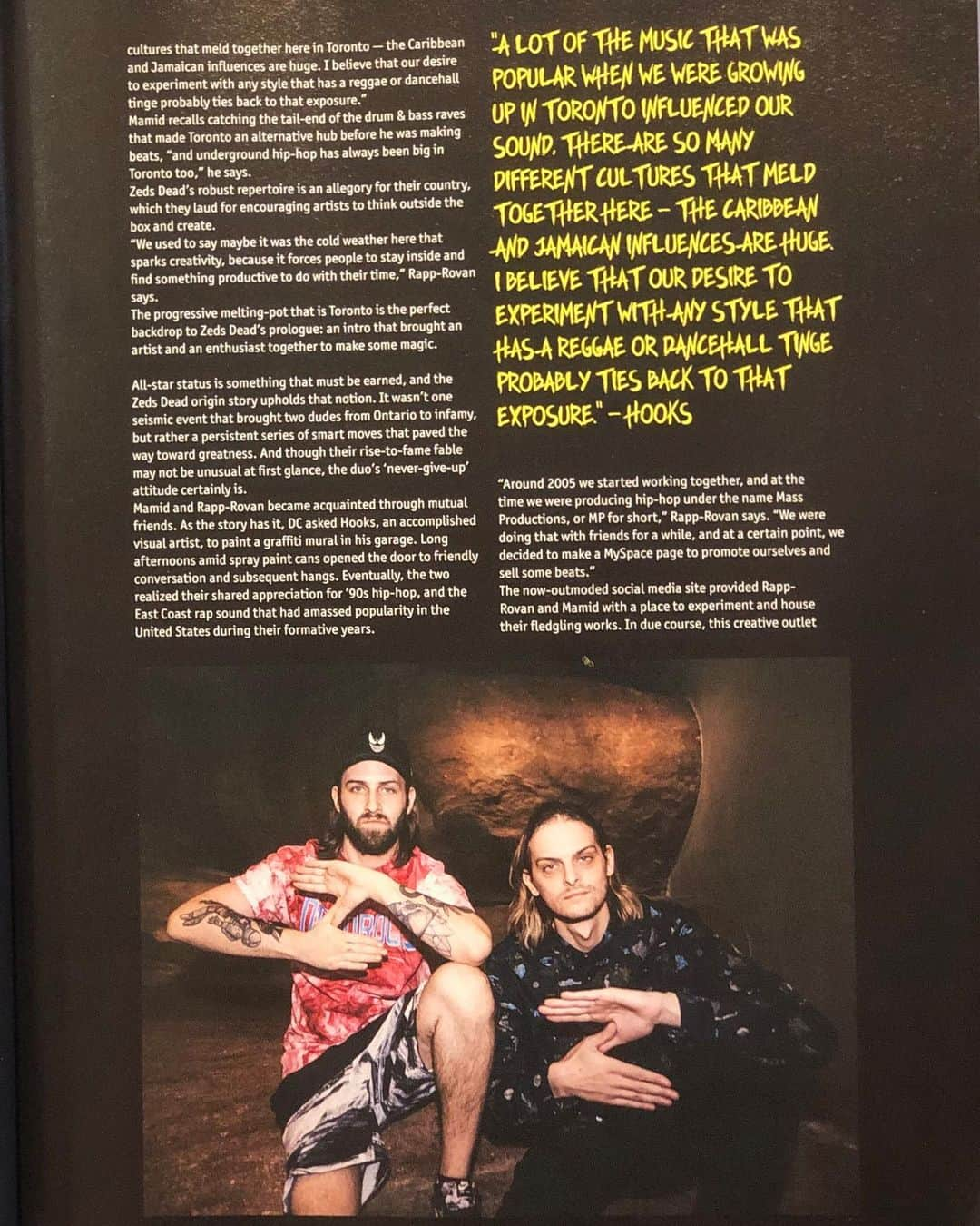 Zeds Deadさんのインスタグラム写真 - (Zeds DeadInstagram)「🤘 @djmagofficial for the support! Swipe ⬅️ for the article」7月27日 3時18分 - zedsdead