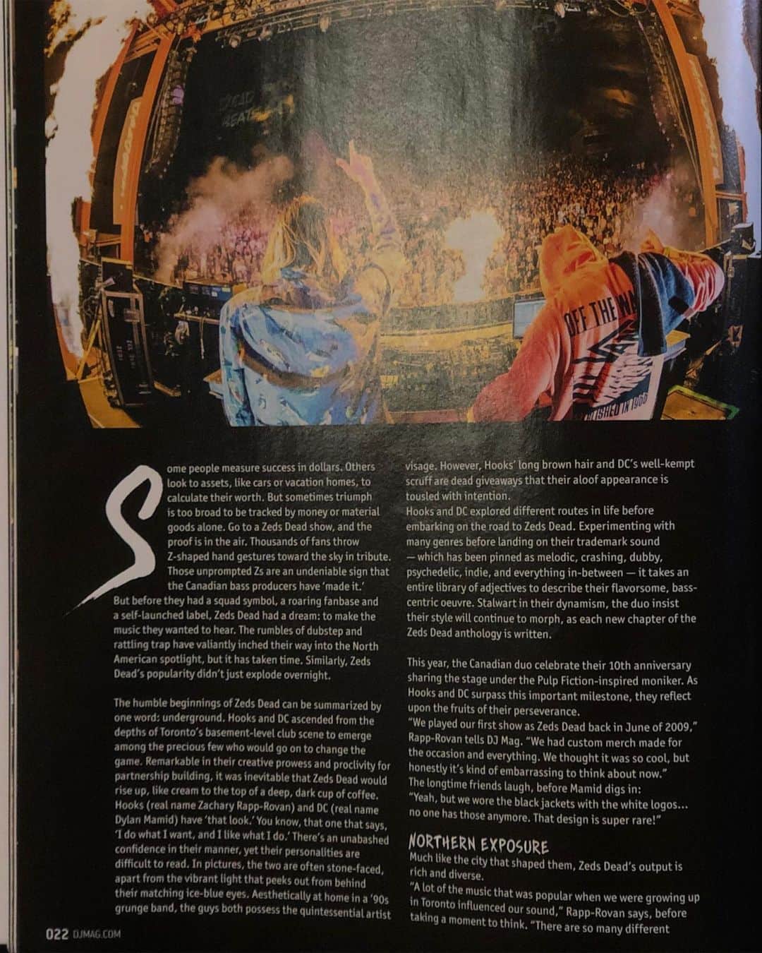 Zeds Deadさんのインスタグラム写真 - (Zeds DeadInstagram)「🤘 @djmagofficial for the support! Swipe ⬅️ for the article」7月27日 3時18分 - zedsdead