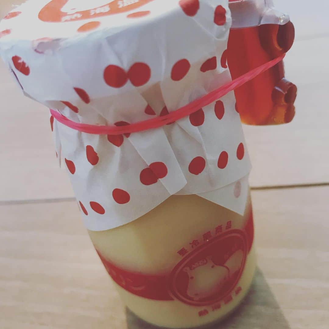 Yuka Maeda ::manicurelistのインスタグラム：「ほんらしゃんが熱海の美味しいプリンくれた🍮💃 ソースがカバさんの🦛入れ物になっててかわいいー😍 お弁当のソースみたいにちょっと入れて横に置いたら お尻のフォルムがカバさん仕様で丸かったのに気づいてなくてコロリンとコケた😂りんにもカバさん見せてあげようと一瞬思ったけどあの人👧🏻家宝にしかねんからやめた😂  とろっとろでめっちゃ美味しかったーー💓😆 ありがとうー⭐️⭐️ #熱海プリン #熱海旅行 #さしいれ #カバさん #みんなでbbqしたいな」
