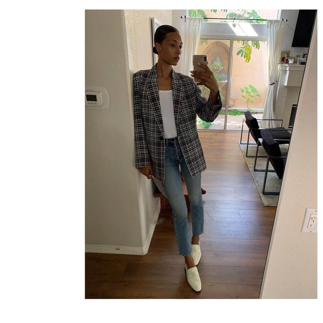 のインスタグラム：「Love Love Love @tylynnnguyen 🔥❤️ TyLynn in #prefall19 🔥❤️ #love #dorotheeschumacher #oversizedblazer #fridays #ootd #inspiration #tylynnnguyen #losangeles #LA #outfitinspiration」