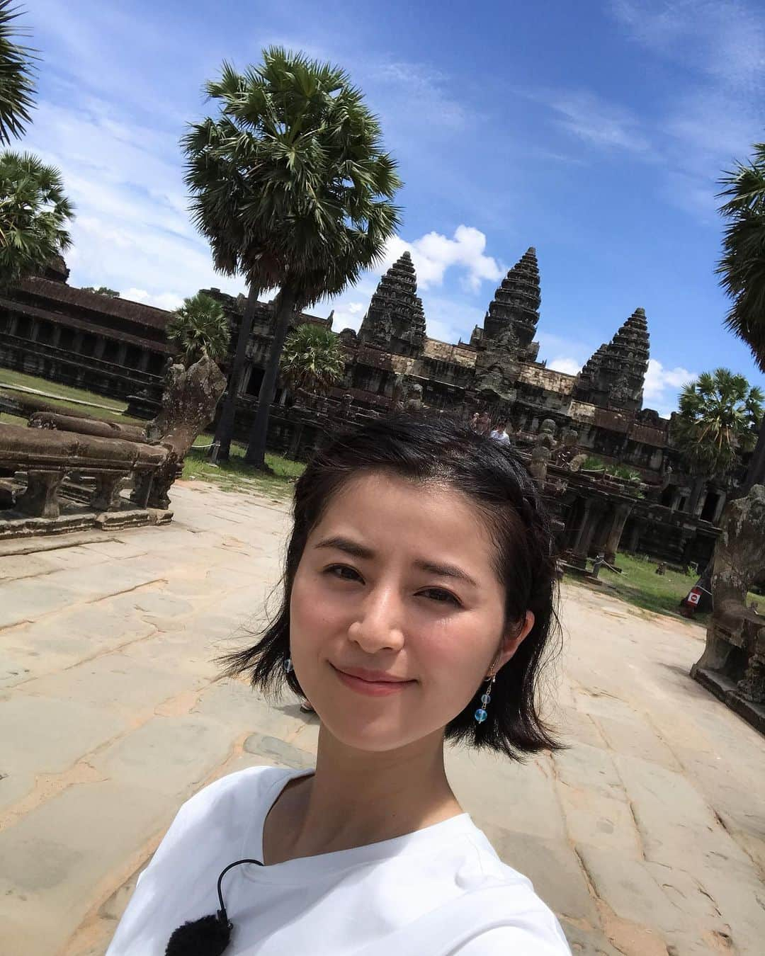 鈴木ちなみさんのインスタグラム写真 - (鈴木ちなみInstagram)「Memories of Cambodia 🇰🇭💕 I felt good vibes 💓 #カンボジア #シェムリアップ #アンコール遺跡群 #アンコールワット #アンコールトム #スタイルプラス #JTB #ベトナム航空 #ちなみたび」7月26日 21時21分 - chinami_suzuki0926