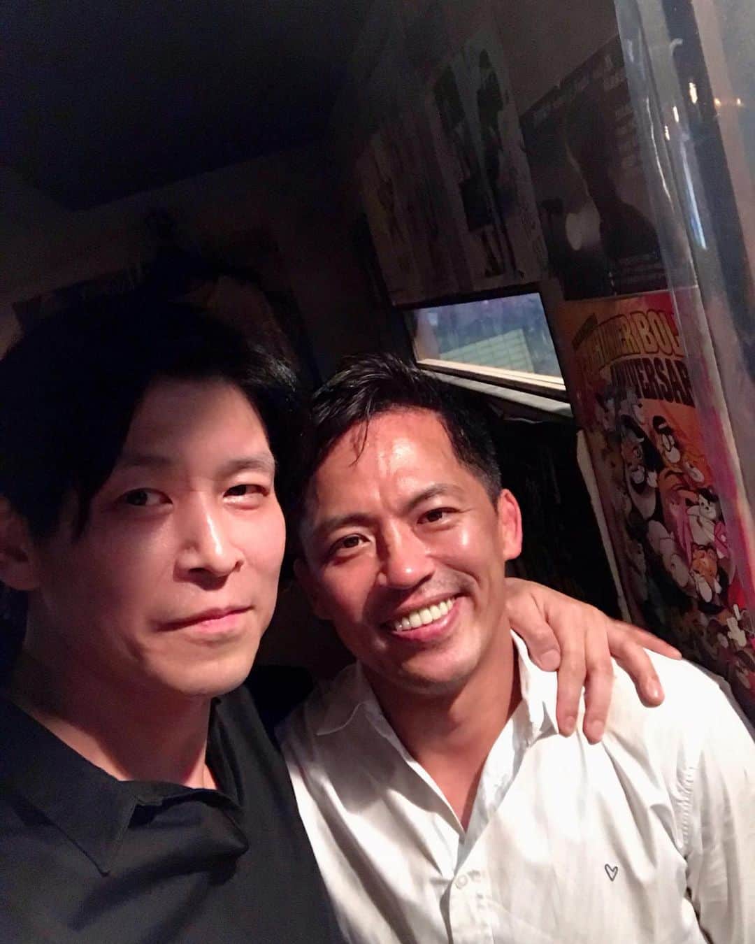宮上元克のインスタグラム：「野村君と久々再会！ #野村忠宏」