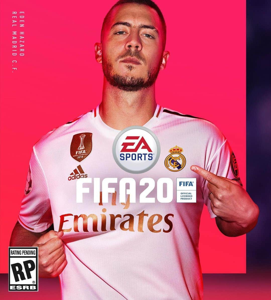 レアル・マドリードさんのインスタグラム写真 - (レアル・マドリードInstagram)「😍🎮 The @EASPORTSFIFA #FIFA20 cover. Congratulations, @HazardEden_10!」7月26日 23時00分 - realmadrid