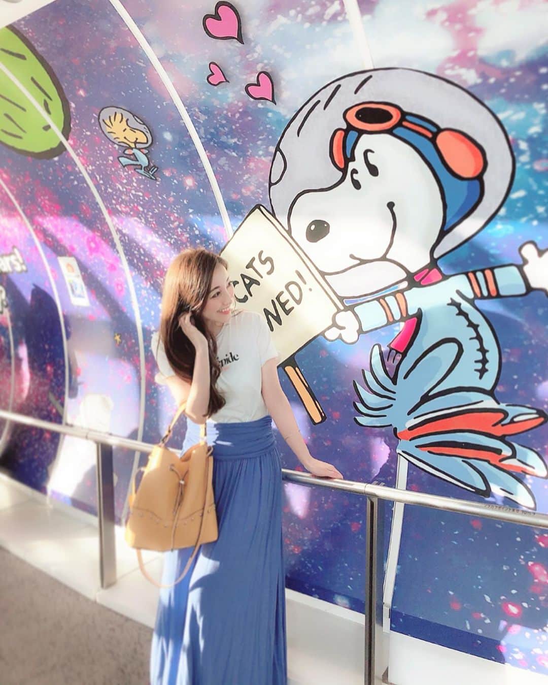 東條恭子さんのインスタグラム写真 - (東條恭子Instagram)「. #SNOOPY in #skytree🐶🚀❤️💜 . 東京スカイツリーで2019年10月14日(祝)まで開催中の✨ 「FIRST BEAGLE IN SKYTREE(R) ! -アストロノーツスヌーピーと宇宙を知ろう-」へ💫 . 館内のアストロノーツスヌーピーの世界観が可愛くて🌟 宇宙に関する知識を学べたり、オリジナルグッズ、コラボカフェ、スタンプラリーetc...イベント盛り沢山🔭🧡✨ . 夏休みのお出かけにたっぷり楽しめちゃいます🎶 お天気に恵まれて景色も最高でした~っ🥰❣️ . . #charapa #アストロノーツスヌーピーと宇宙を知ろう #スヌーピー #PEANUTS #東京スカイツリー #PR #宇宙 #スカイツリー #firstbeagleinskytree #夏休み #押上 #夏休みの思い出 #夏休みお出かけ #押上カフェ #snoopycafe #snoopymania #snoopygrams #snoopylover #宇宙好き」7月26日 22時58分 - kyoko_tojo