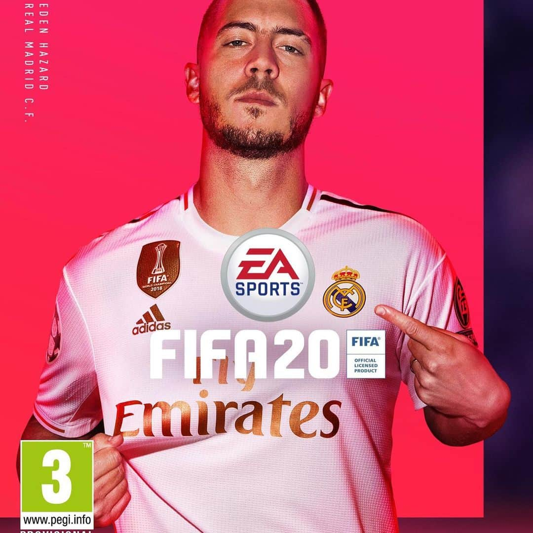 エデン・アザールさんのインスタグラム写真 - (エデン・アザールInstagram)「Back on the cover of @EASPORTSFIFA! Not bad for a lad from a small village in Belgium! #FIFA20 #brainelecomte 💪」7月26日 23時09分 - hazardeden_10