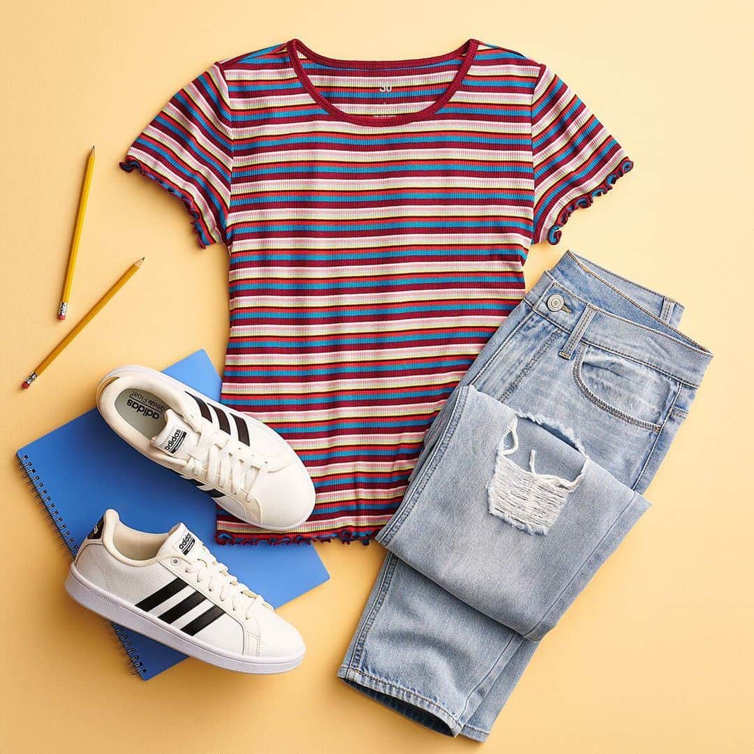 ロック&リパブリックのインスタグラム：「Get an A+ in stripes. Tap to shop all things back-to-school. #Kohls」