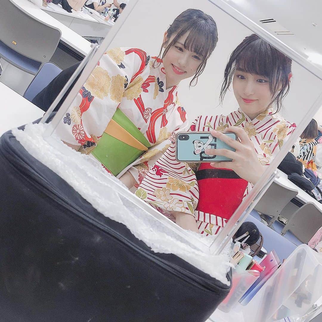 鎌田菜月さんのインスタグラム写真 - (鎌田菜月Instagram)「yukata🎐 #竜陣祭 #yukata #summer #mirrorselfie」7月27日 0時00分 - nacky_k829