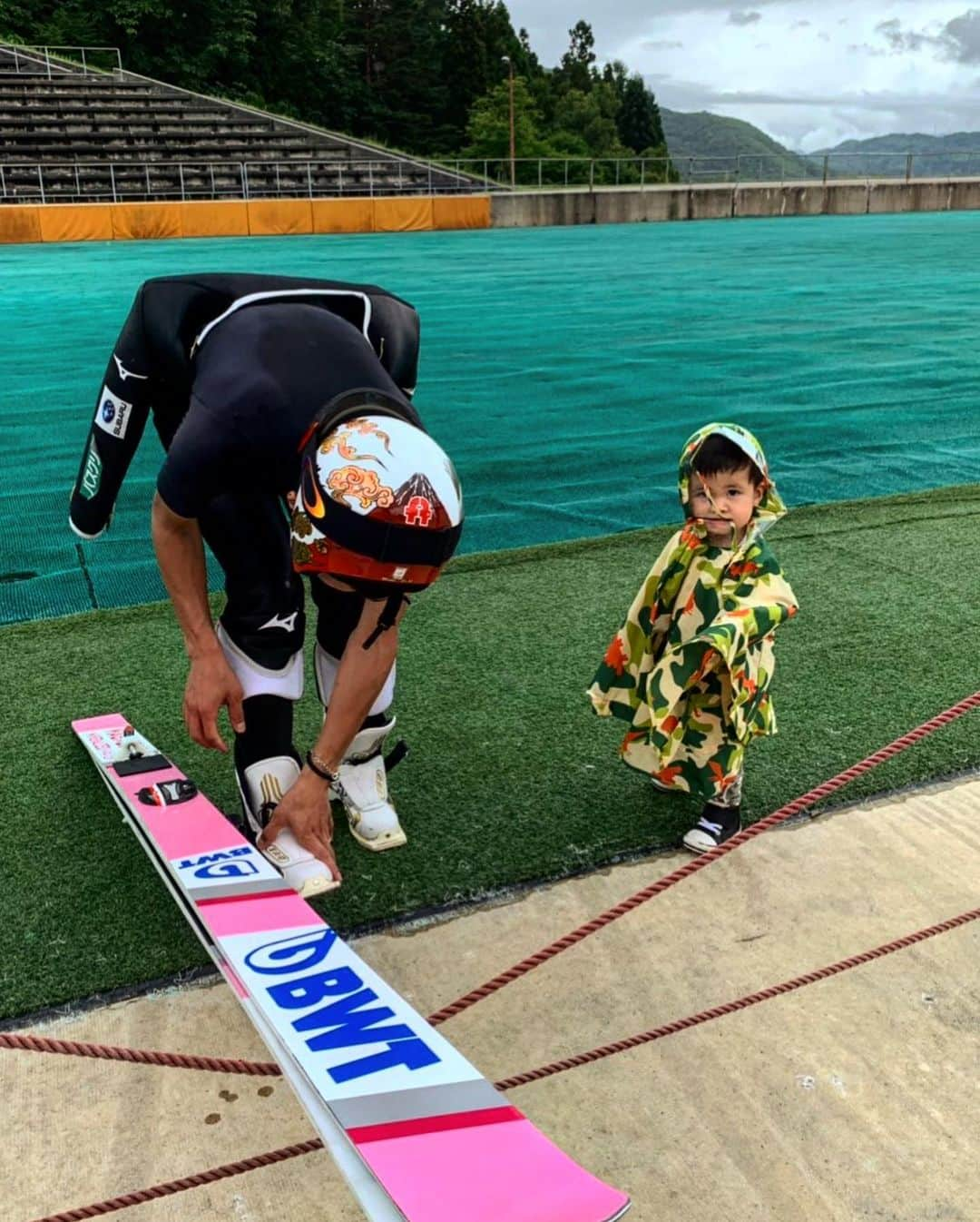 竹内択さんのインスタグラム写真 - (竹内択Instagram)「#hakuba #白馬 #oakley #bwt #teamtaku #tt #skijumping #チームtaku #チームタク #スキージャンプ #takutakeuchi #竹内択」7月27日 0時08分 - taqtakeuchi