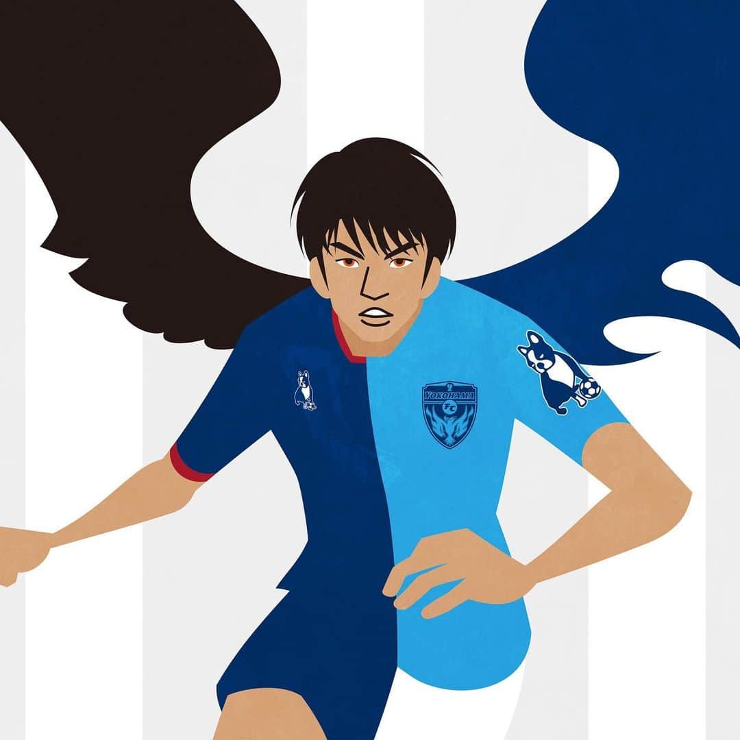 Hiroki 38さんのインスタグラム写真 Hiroki 38instagram 横浜fc様とsoccerjunky様のコラボによる 斉藤光毅選手とイバ選手のグッズのデザインを 担当させていただきました ありがとうございます スタジアムやオンラインショップなどで 是非是非お買い求めください