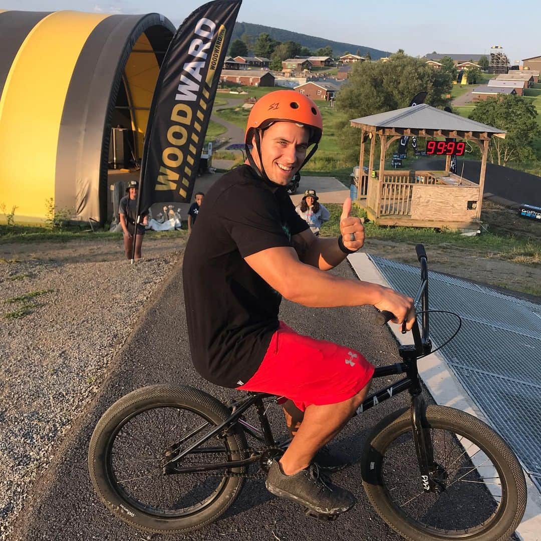 ジェイコブ・ダルトンのインスタグラム：「Had a killer time here at Woodward. My favorite part is seeing all the athletes from different sports come together in one spot and get after it. 🤘🏼 #woodward #sports #outdoors」