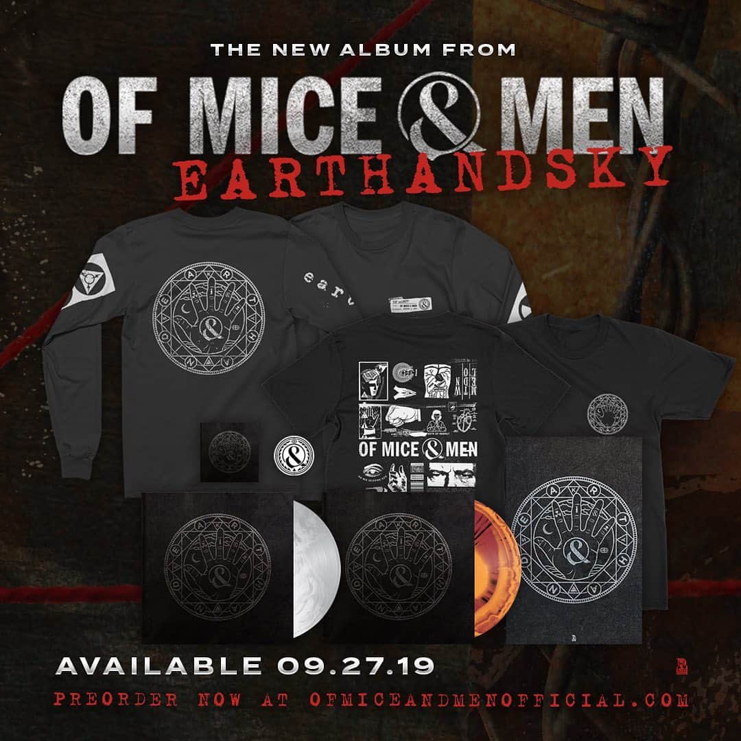Of Mice & Menさんのインスタグラム写真 - (Of Mice & MenInstagram)「EARTHANDSKY album bundles available for pre-order NOW [link in bio]!」7月27日 1時29分 - omandm