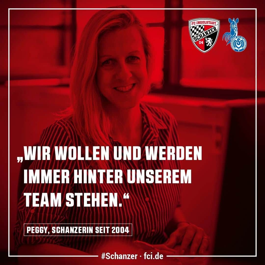 FCインゴルシュタット04さんのインスタグラム写真 - (FCインゴルシュタット04Instagram)「Peggy ist Gründungsmitglied der #Schanzer, als Administrative Leitung im e.V. tätig und seit 15 Jahren bei ihrem Herzensverein 🗯 Gemeinsam holen wir uns mit euch den Heimsieg morgen Nachmittag im Audi Sportpark 💪🖤❤️ . . #SchanzerDasSindWIR #FCI #FCIngolstadt #FCIngolstadt04 #SchwarzRot #Blackred #Verein #Klub #Familie #Gemeinsam #Together #Unterstützung #Fans #Fussball #Football #Soccer #Support #Südtribüne #Quote #Heimauftakt #Spiel2 #Spieltag #soon #Vorfreude #3Liga #zeigtsuns #FCIMSV」7月27日 2時00分 - dieschanzer