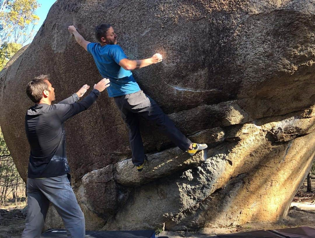 トミー・コールドウェルさんのインスタグラム写真 - (トミー・コールドウェルInstagram)「Kevin and I are getting the full spectrum of stereotypical Austrailian tourist experiences on our whirlwind country wide tour. I’ve been wanting to visit these places  for ages and they certainly are not disappointing. It doesn’t hurt that the locals are likely warmest and most good humored in the world. And the climbing is off the hook too. Thanks @adventure.entertainment for putting on a great tour!」7月27日 11時40分 - tommycaldwell