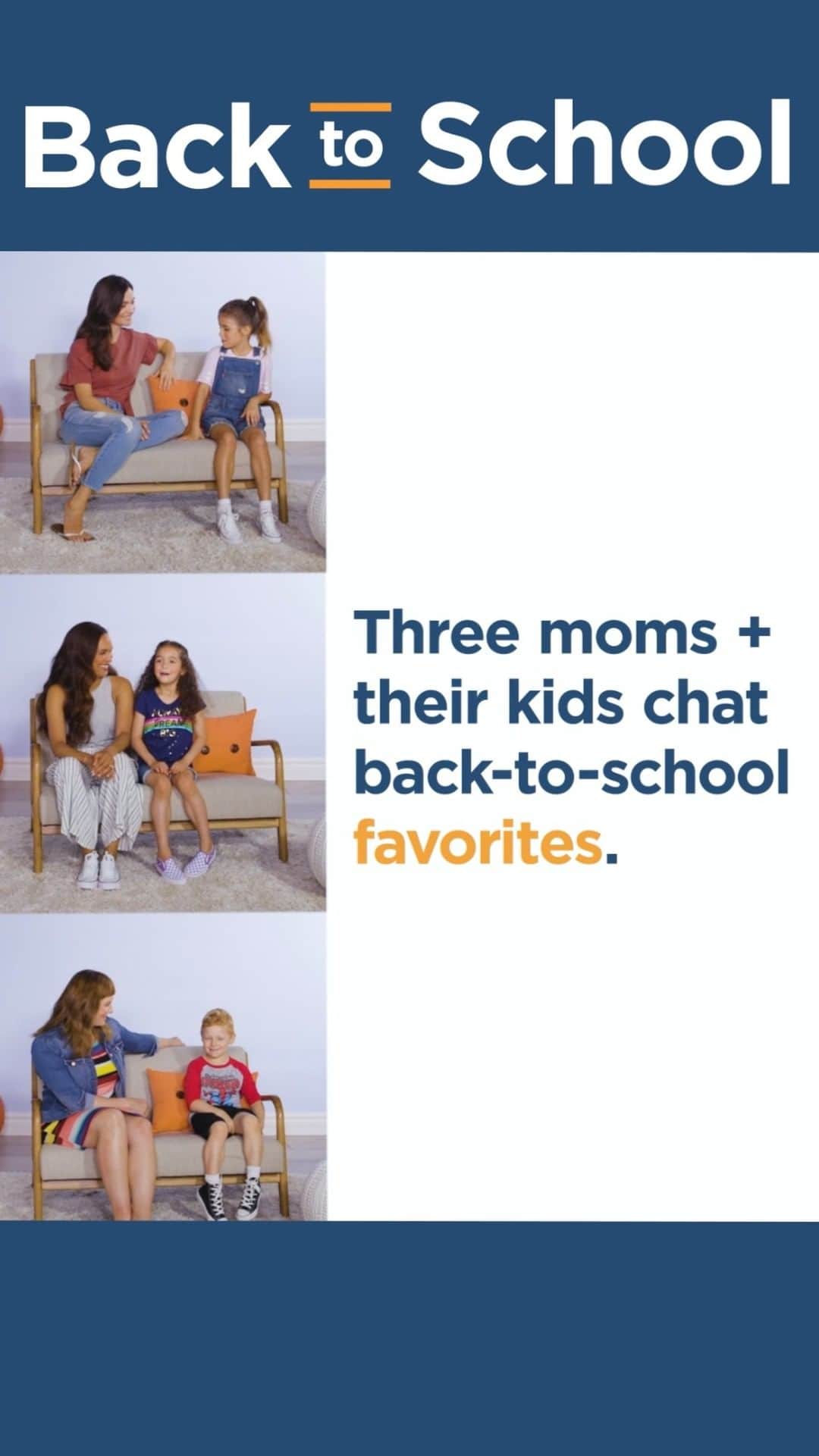 ロック&リパブリックのインスタグラム：「We caught up with three moms + their kids to chat about back-to-school favorites. Check everything off your Back-to-School Favorites Checklist at Kohl's and Kohls.com: https://cur.lt/2ZcQnBq」