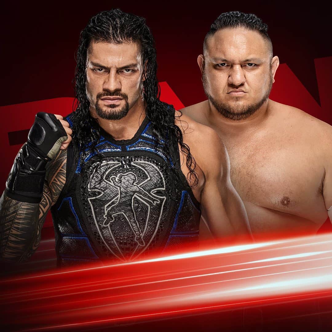 WWEさんのインスタグラム写真 - (WWEInstagram)「THIS MONDAY on #Raw, @wwerollins battles @heelziggler, @beckylynchwwe takes on @alexa_bliss_wwe_, and @romanreigns & @samoajoe_wwe look to squash their beef, as first reported by @thewrap!」7月27日 4時23分 - wwe