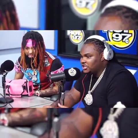 ファンクマスター・フレックスのインスタグラム：「Did you catch @tee_grizzley dropping Bars w/ @funkflex in #Freestyle129... no?? Well NOW’s the time!!! @djjuanyto @budadafuture @grandzmuzik」