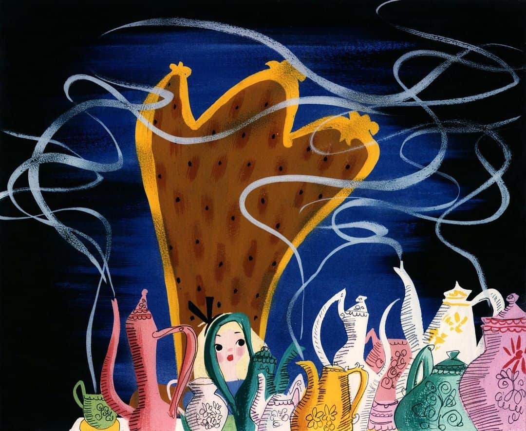 ウォルト・ディズニー・アニメーション・スタジオズさんのインスタグラム写真 - (ウォルト・ディズニー・アニメーション・スタジオズInstagram)「An unbirthday celebration! Alice in Wonderland premiered on this day in England in 1951. 🎨: @disneyarl」7月27日 7時30分 - disneyanimation