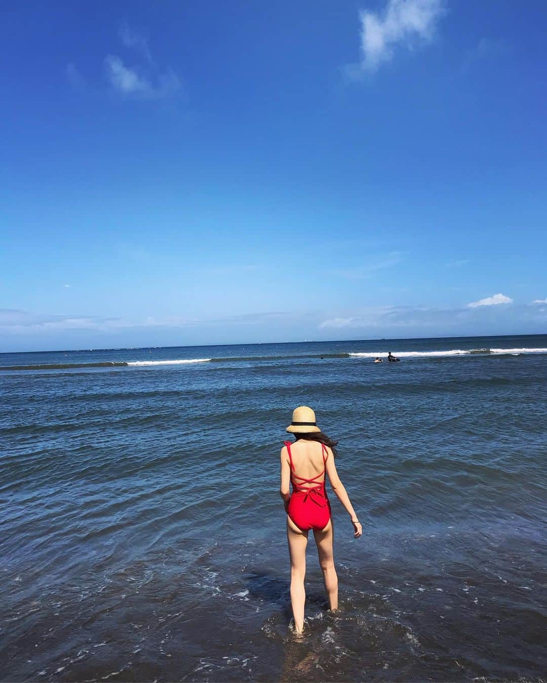 のインスタグラム：「海キャンプ👒」