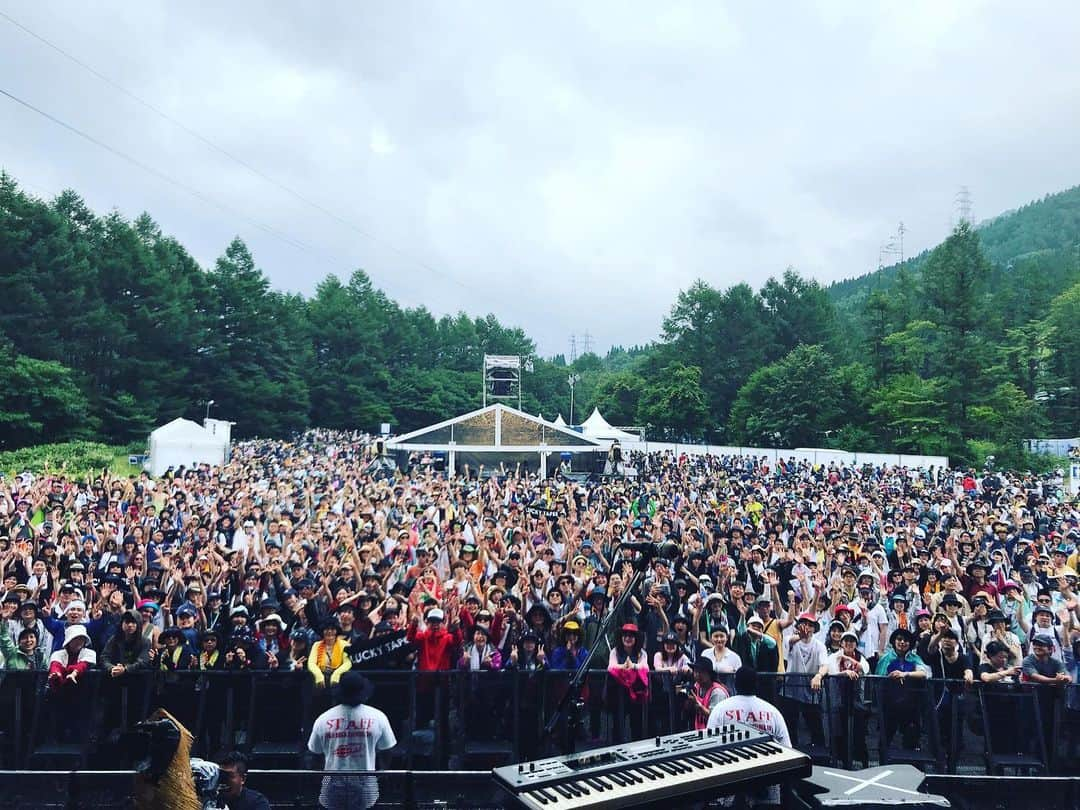 田口恵人さんのインスタグラム写真 - (田口恵人Instagram)「Thank you FUJI ROCK 19'!! また会おう‼︎ 憧れだったWhite Stage、ずっと気持ちいい時間だったよ‼︎」7月27日 9時49分 - keitytaguchi