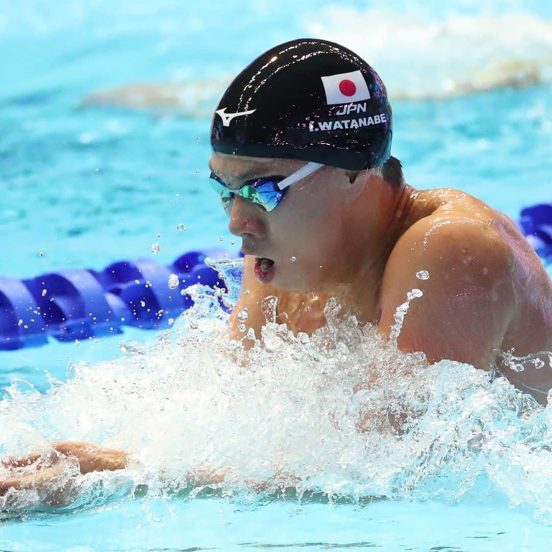 日本オリンピック委員会さんのインスタグラム写真 - (日本オリンピック委員会Instagram)「水泳の世界選手権第15日、 競泳男子200m平泳ぎで渡辺一平選手が2分6秒73で2大会連続の銅メダルを獲得しました🙌（写真：アフロスポーツ） . 🏊‍♂️18th FINA World Championships🏊‍♀️ . [Swimming - Men 200m Breaststroke] 🥉渡辺一平/Ippei Watanabe . #FINAGwangju2019 #FINAWorlds #渡辺一平 #IppeiWatanabe #競泳 #トビウオジャパン #がんばれニッポン #TEAMNIPPON #JapaneseOlympicCommittee . 📷 AFLOSPORT」7月27日 10時44分 - teamjapanjoc