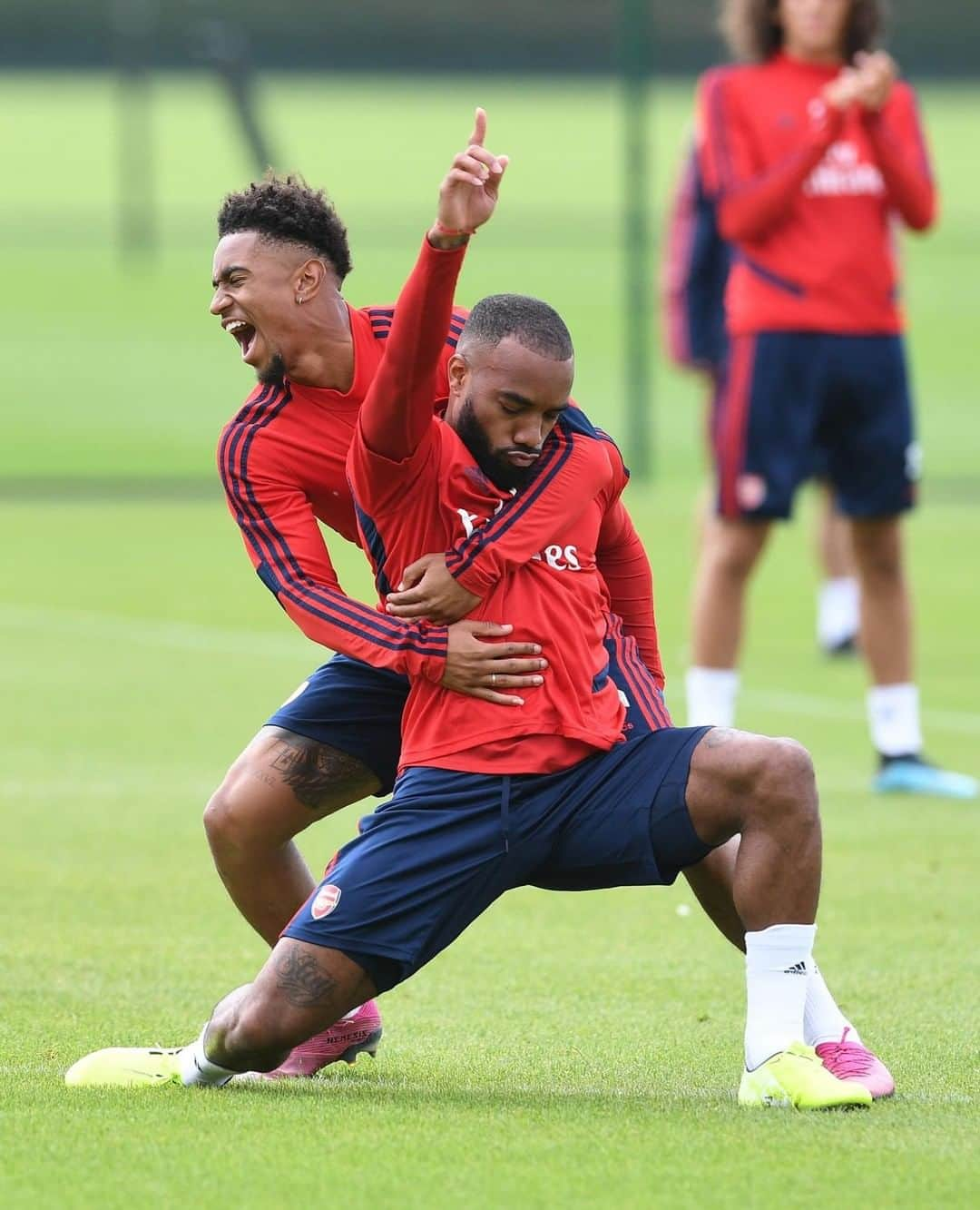 アーセナルFCさんのインスタグラム写真 - (アーセナルFCInstagram)「Them: "Arsenal are back in @PremierLeague action tomorrow."⁠ Us: ⁠ ⁠ #Lacazette #Nelson #Arsenal #PremierLeague #COYG #Gunners #NEWARS」8月11日 6時30分 - arsenal