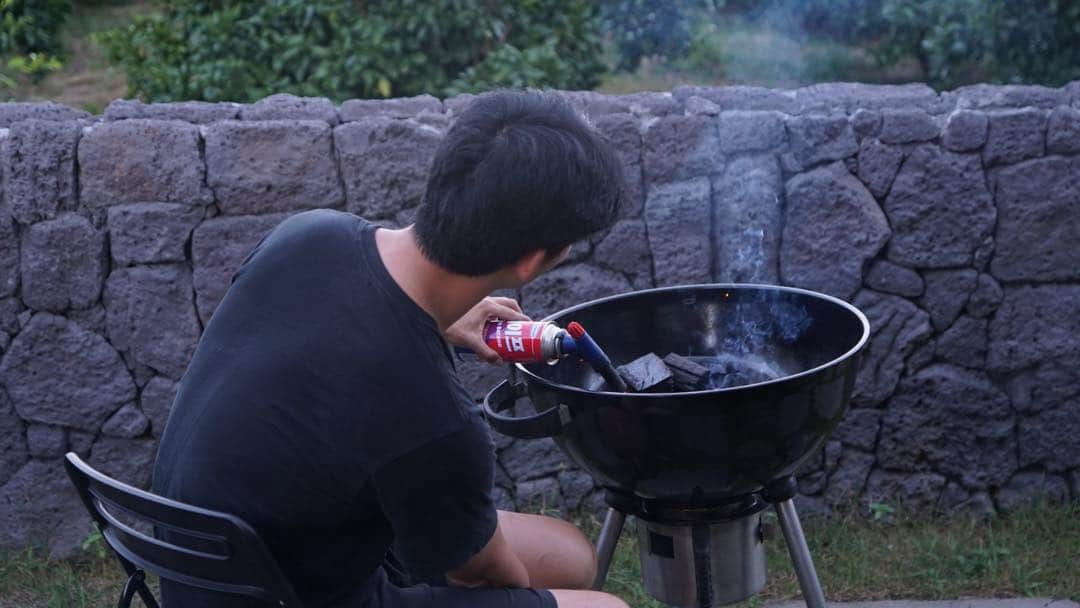 テギョンさんのインスタグラム写真 - (テギョンInstagram)「삼시세끼에서도 불담당ㅋㅋㅋ 여기서도 불담당ㅋㅋㅋ」8月10日 22時06分 - taecyeonokay