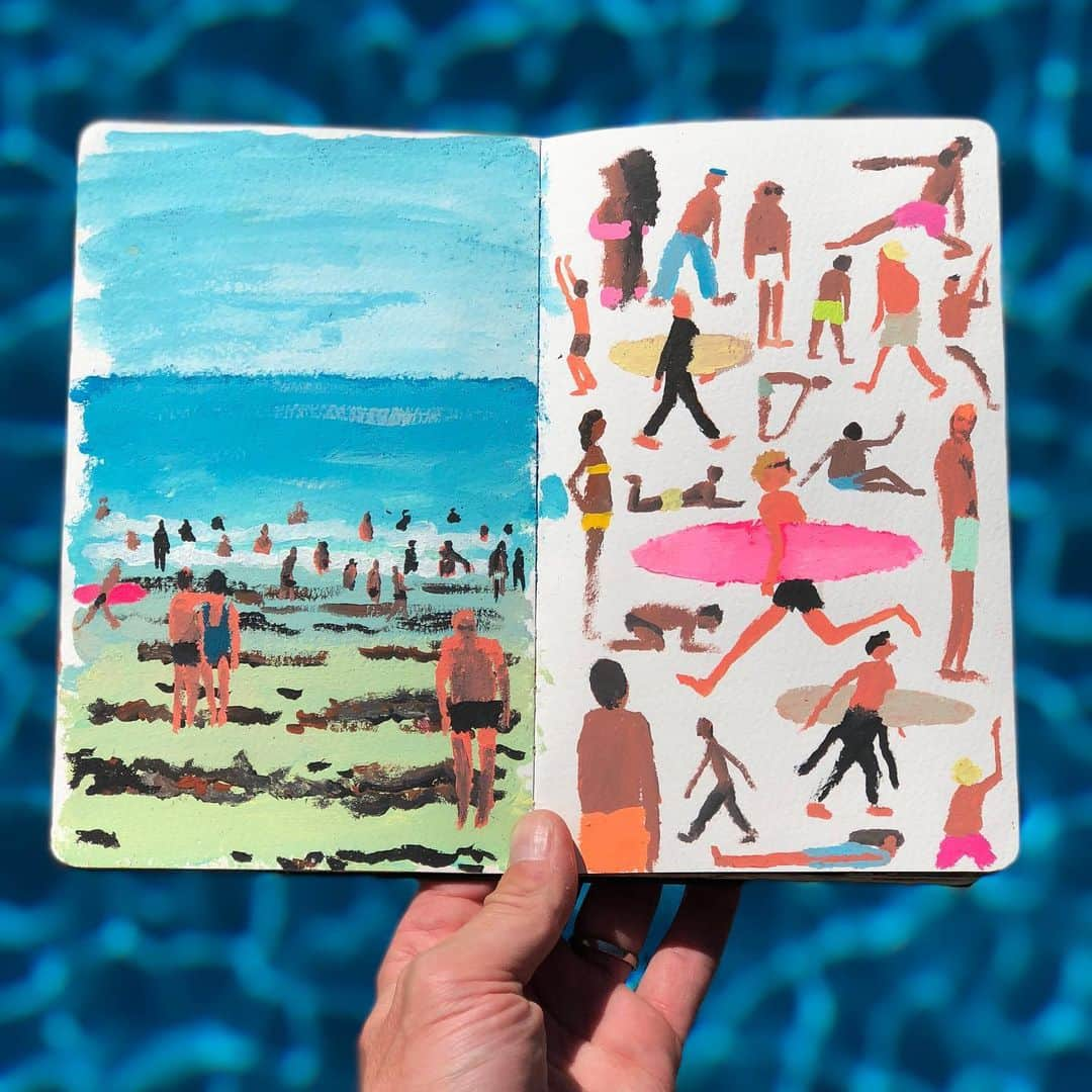 Jean Jullienさんのインスタグラム写真 - (Jean JullienInstagram)「Summer sketchbook」8月10日 22時16分 - jean_jullien