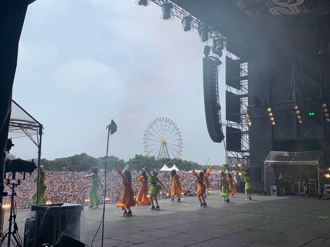 譜久村聖さんのインスタグラム写真 - (譜久村聖Instagram)「ROCK IN JAPAN FESTIVAL2019  本日GRASS STAGEトップバッター！ モーニング娘。'19パフォーマンスさせていただきました！  最高に楽しい時間を 最高な景色を 本当にありがとうございました😊✨ 大切な仲間たちと このステージに立てて 嬉しかった⭐️ #morningmusume19 #モーニング娘19 #譜久村聖 #生田衣梨奈 #石田亜佑美 #佐藤優樹 #小田さくら #野中美希 #牧野真莉愛 #羽賀朱音 #加賀楓 #横山玲奈 #森戸知沙希 #みんながんばりました #モーニング娘19最高  #RIJF2019」8月10日 22時35分 - mizuki_fukumura.official