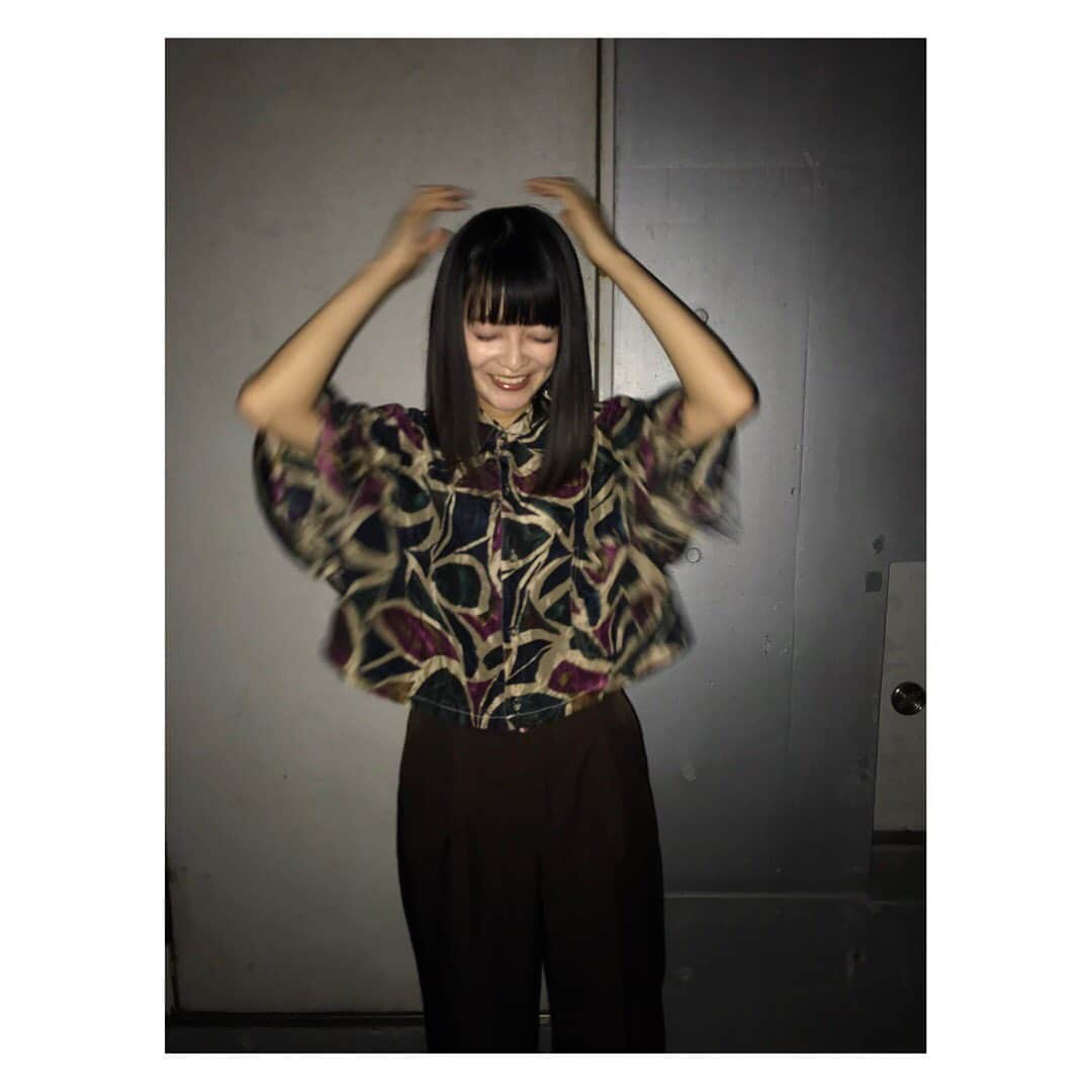 田中皓子さんのインスタグラム写真 - (田中皓子Instagram)「. 渋めの柄すきですよ。 . #古着」8月10日 22時51分 - kouko_0616