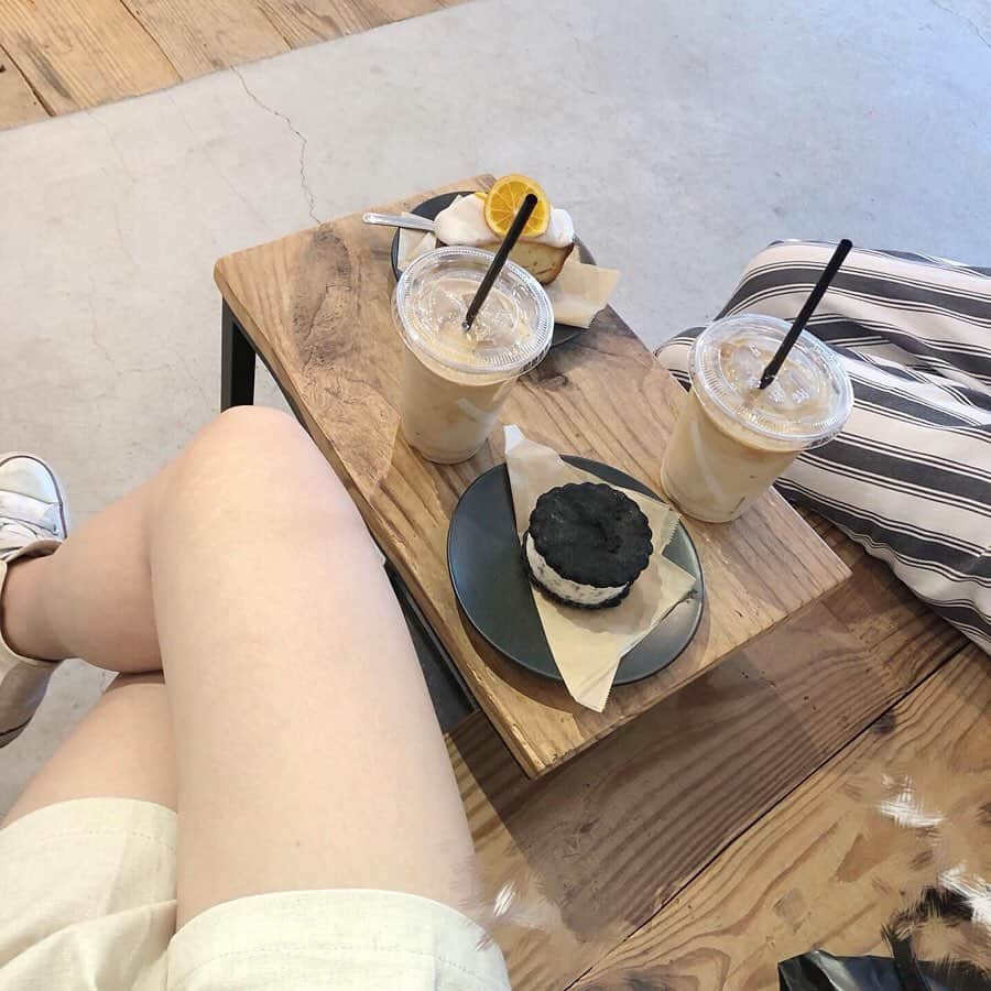 中嶋桃花さんのインスタグラム写真 - (中嶋桃花Instagram)「cafe☕️ ここのラテとっても美味しかった❤︎」8月10日 23時41分 - momoka_nakajima