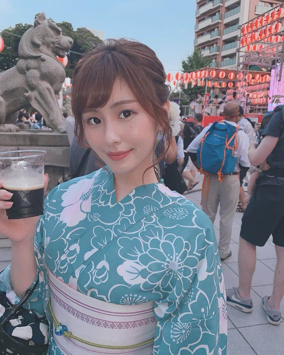 滝瀬世莉のインスタグラム：「夏祭り🎆🍉❤️🐠」