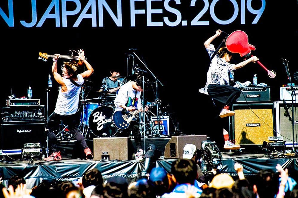 江口雄也さんのインスタグラム写真 - (江口雄也Instagram)「2019.8.11 ROCK IN JAPAN FESTIVAL2019 📷(ハマノカズシ  #RIJF2019 #ブルエン」8月11日 0時01分 - bluengt